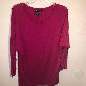 Women’s Ralph Lauren sport 3/4 sleeve shirt size large